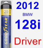 Driver Wiper Blade for 2012 BMW 128i - Assurance
