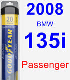 Passenger Wiper Blade for 2008 BMW 135i - Assurance