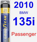 Passenger Wiper Blade for 2010 BMW 135i - Assurance