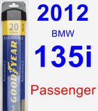Passenger Wiper Blade for 2012 BMW 135i - Assurance