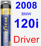 Driver Wiper Blade for 2008 BMW 120i - Assurance