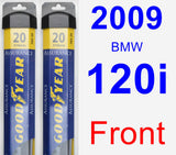 Front Wiper Blade Pack for 2009 BMW 120i - Assurance
