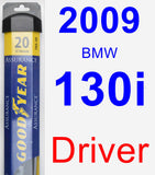 Driver Wiper Blade for 2009 BMW 130i - Assurance