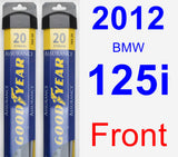 Front Wiper Blade Pack for 2012 BMW 125i - Assurance