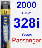 Passenger Wiper Blade for 2000 BMW 328i - Assurance