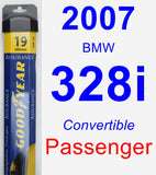 Passenger Wiper Blade for 2007 BMW 328i - Assurance