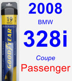Passenger Wiper Blade for 2008 BMW 328i - Assurance