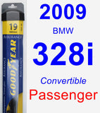 Passenger Wiper Blade for 2009 BMW 328i - Assurance