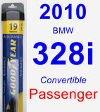 Passenger Wiper Blade for 2010 BMW 328i - Assurance
