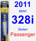 Passenger Wiper Blade for 2011 BMW 328i - Assurance