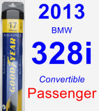 Passenger Wiper Blade for 2013 BMW 328i - Assurance