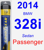Passenger Wiper Blade for 2014 BMW 328i - Assurance