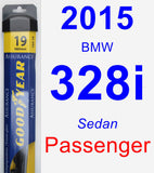 Passenger Wiper Blade for 2015 BMW 328i - Assurance