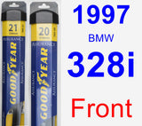 Front Wiper Blade Pack for 1997 BMW 328i - Assurance