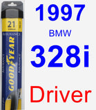 Driver Wiper Blade for 1997 BMW 328i - Assurance