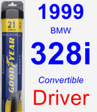 Driver Wiper Blade for 1999 BMW 328i - Assurance