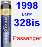 Passenger Wiper Blade for 1998 BMW 328is - Assurance