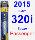 Passenger Wiper Blade for 2015 BMW 320i - Assurance