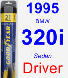 Driver Wiper Blade for 1995 BMW 320i - Assurance