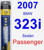 Passenger Wiper Blade for 2007 BMW 323i - Assurance