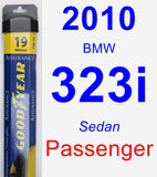 Passenger Wiper Blade for 2010 BMW 323i - Assurance
