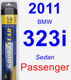 Passenger Wiper Blade for 2011 BMW 323i - Assurance