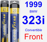 Front Wiper Blade Pack for 1999 BMW 323i - Assurance