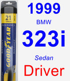 Driver Wiper Blade for 1999 BMW 323i - Assurance