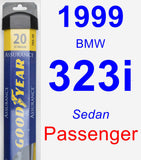 Passenger Wiper Blade for 1999 BMW 323i - Assurance
