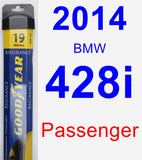Passenger Wiper Blade for 2014 BMW 428i - Assurance