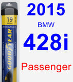 Passenger Wiper Blade for 2015 BMW 428i - Assurance