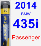 Passenger Wiper Blade for 2014 BMW 435i - Assurance