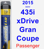 Passenger Wiper Blade for 2015 BMW 435i xDrive Gran Coupe - Assurance