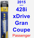 Passenger Wiper Blade for 2015 BMW 428i xDrive Gran Coupe - Assurance