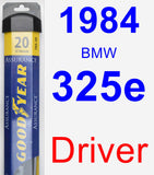 Driver Wiper Blade for 1984 BMW 325e - Assurance