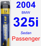 Passenger Wiper Blade for 2004 BMW 325i - Assurance