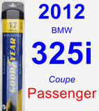 Passenger Wiper Blade for 2012 BMW 325i - Assurance