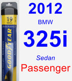 Passenger Wiper Blade for 2012 BMW 325i - Assurance