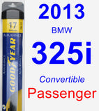 Passenger Wiper Blade for 2013 BMW 325i - Assurance