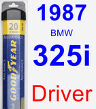 Driver Wiper Blade for 1987 BMW 325i - Assurance