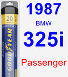 Passenger Wiper Blade for 1987 BMW 325i - Assurance
