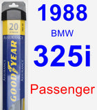 Passenger Wiper Blade for 1988 BMW 325i - Assurance