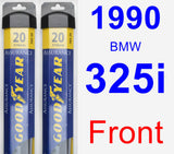 Front Wiper Blade Pack for 1990 BMW 325i - Assurance