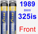 Front Wiper Blade Pack for 1989 BMW 325is - Assurance