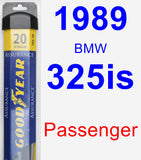 Passenger Wiper Blade for 1989 BMW 325is - Assurance