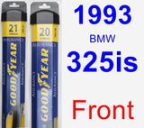 Front Wiper Blade Pack for 1993 BMW 325is - Assurance