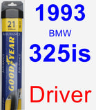 Driver Wiper Blade for 1993 BMW 325is - Assurance