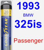Passenger Wiper Blade for 1993 BMW 325is - Assurance