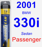Passenger Wiper Blade for 2001 BMW 330i - Assurance