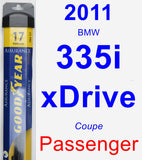 Passenger Wiper Blade for 2011 BMW 335i xDrive - Assurance